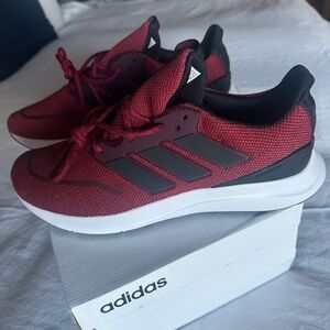Adidas Maroon and Black Running Shoes